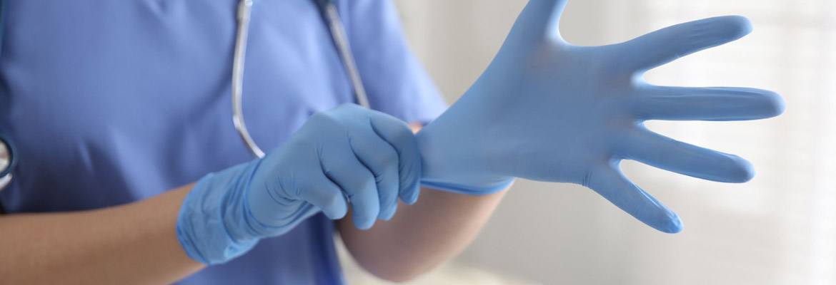 nitrile gloves for EMS